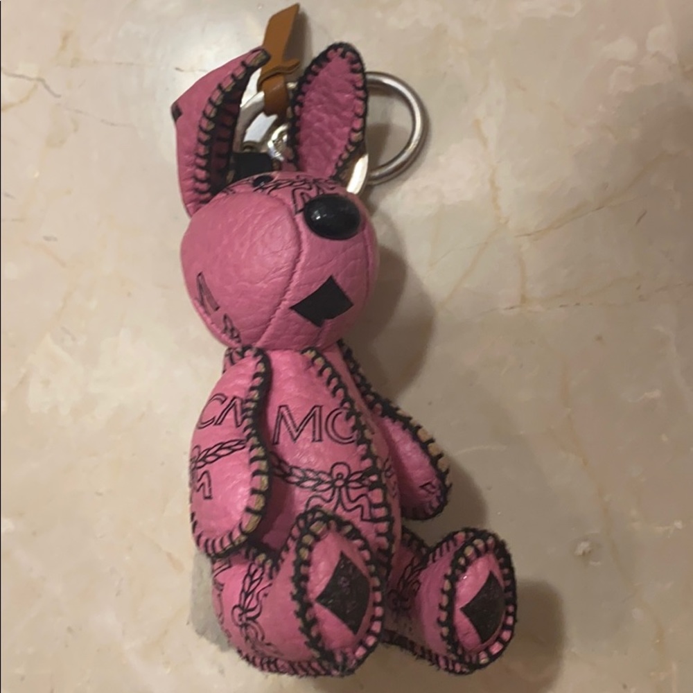 MCM Pink Bunny Keyring|Keychain|Charm